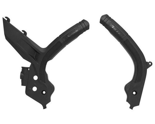 Racetech (rtech) захист рами (комплект) біматеріал super grip HONDA crf 450/rx '21 колір чорний
