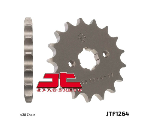 Jt передня зірочка 2037 14 honda cbr 125 '04-'17, xlr 125 '98-'01 (203714jt) (ланцюг 428)