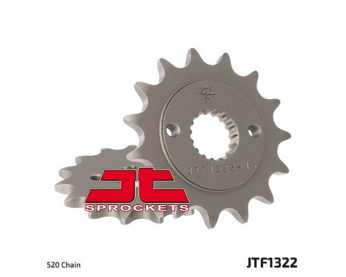 Jt передня зірочка 2071 14 honda xr 400 '96-'05, trx 400 (207114jt) (ланцюг 520)