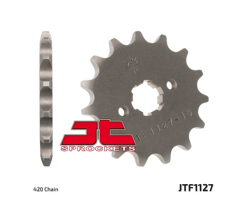 Jt передня зірочка 2107 14 derbi senda/gpr/drd 50 '00-'11 (210714jt) (ланцюг 420) - замінено на 215314jt (jtf1129.14)