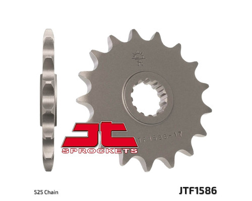 Jt передня зірочка 2142 15 yamaha r6 '06-'18, tdm 850 96-98 (-2) (214215jt) (ланцюг 525)