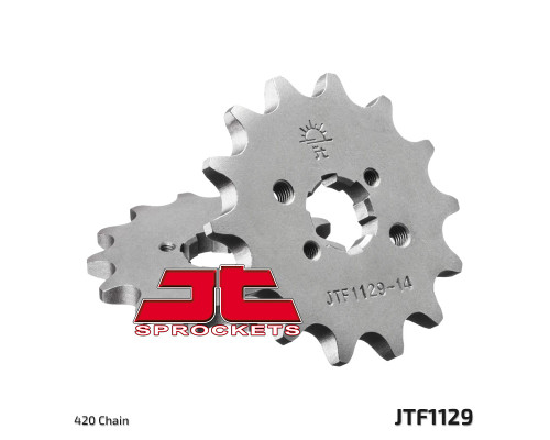 Jt передня зірочка 2153 15 aprilia rs/rx 50 '06-'11, derbi 50 gpr/senda (215315jt) (ланцюг 420) - заміняє jtf1128.15 та jtf1127.15