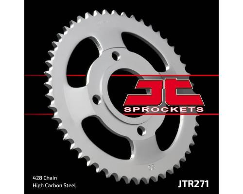 Jt задня зірочка 273 50 honda clr 125 '98-'03, nx 125 '89-'98 (27350jt) (ланцюг.428)
