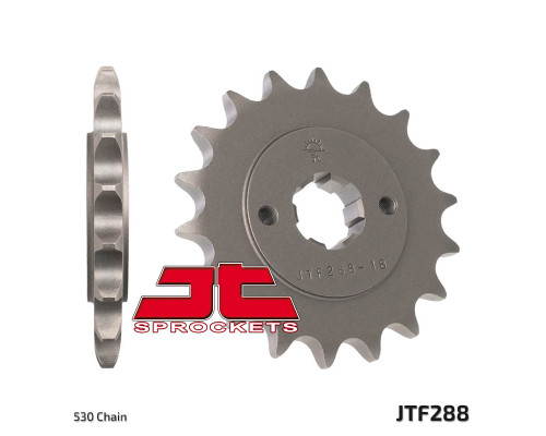 Jt передня зірочка 288 17 honda cb 550f/k '75-'80 (28817jt7) (ланцюг 530)