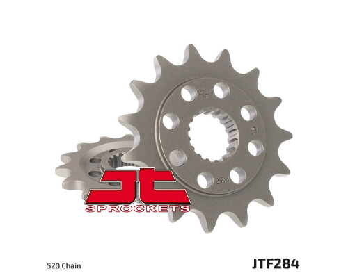 Jt передня зірочка 342 13 honda cr 250 '88-'07, crf 450 '02-'25, crf 250r '22-'25, trx 450/700 (34213jts) (ланцюг 520) crf 250r '22-'23
