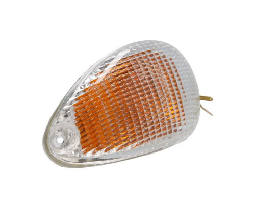 V parts (vicma) задній правий покажчик поворату колір індикатора білий piaggio/vespa et4 50/125/150 1999-2004 (7433)
