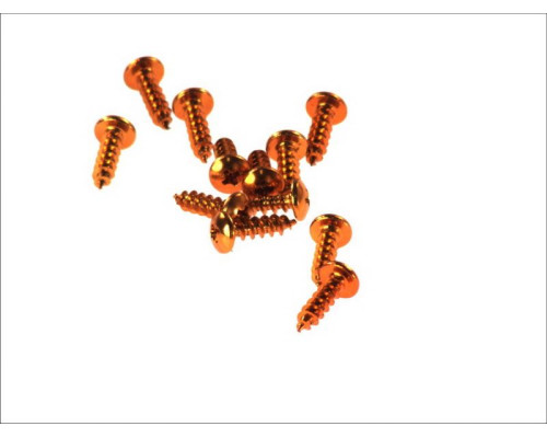 V parts (vicma) комплект болтів обтічника m6x22 (12шт) помаранчевий (rc620no)