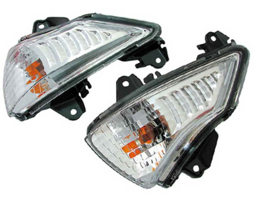 V parts (vicma) покажник повороту лівий покажник повороту колір білий kawasaki er-6f, er-6n 650 2009-2013 (13718)
