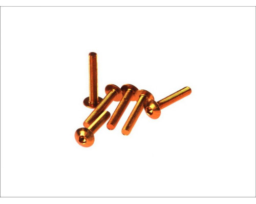 V parts (vicma) комплект болтів обтічника m5x30 (6 шт.), колір помаранчевий (шестигранний) (ta530no)