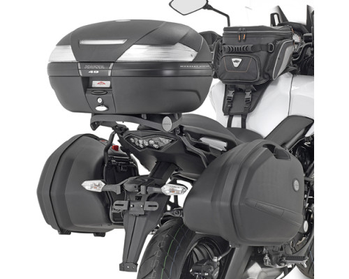 Kappa, Стелаж Бічні футляри Monokey Side, для Kawasaki Versys 650 (15-19), під Kufry K33N K'Road, чорний