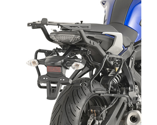 Kappa Стелаж Бічні футляри Szybkiego Monta?u Monokey Side для YAMAHA MT-07 Tracer (2016-2019) під K33N K'Road Чорний