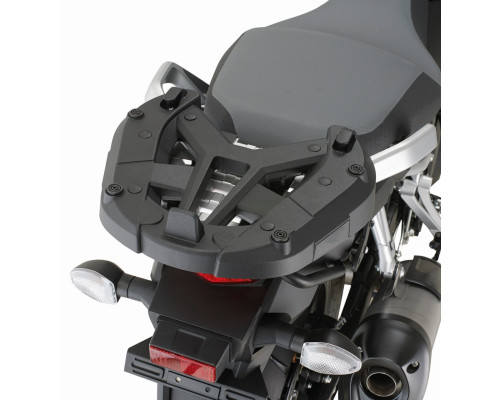 Kappa, Стелаж для центрального кофра, Suzuki DL 1000 V-Strom, з пластиною Monokey, 2014-2015, чорний