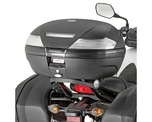 Kappa, Стелаж для центрального кофра, HONDA CB 650F (2014-2015), CBR 650F (2014-2015), без плити, чорний