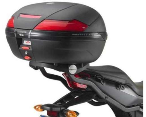Kappa, Стелаж для центрального кофра, YAMAHA XJ6 (09-15), XJ6 Diversion/F (09-13), без плити, чорний