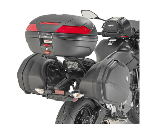 Kappa, Стелаж для центрального кофра, Kawasaki Z 650 (2017-2020), без плити, чорний