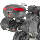 Kappa, Стелаж для центрального кофра, Kawasaki Z 650 (2017-2020), без плити, чорний