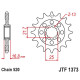 Jt передня зірочка 2042 16 з гумою honda nc 700s/x '12-'13, integra 700d '12-'13 (jtf1373.16rb)* (ланцюг 520)