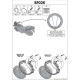 Kappa Tanklock Кріплення для Triumph Sprint 1050ST/GT, Tiger 1050 (06), Чорний
