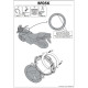 Kappa Tanklock Кріплення для Баків YAMAHA/MV/Cagiva Чорний