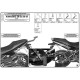 Kappa Стелаж для бокових сумок Kawasaki ER-6N 2005-2008 чорний