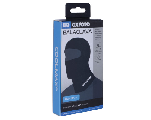 Балаклава oxford coolmax з великим отвором для очей колір чорний універсальний розмір (старий код: of467)