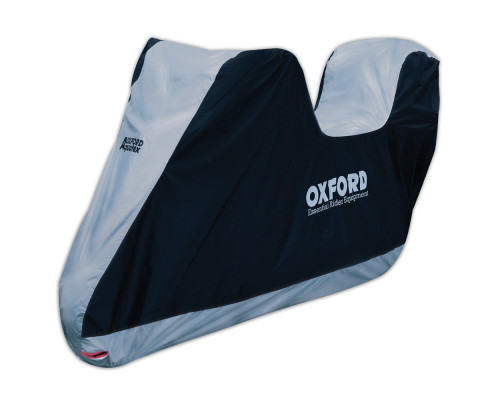 Oxford Aquatex чохол водонепроникний для мотоцикла з місцем для центрального кофра розмір S чорний/сірий