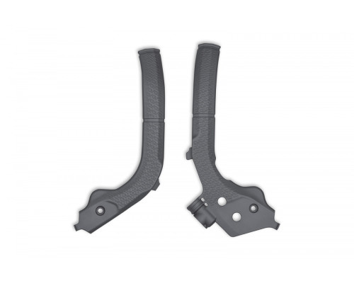 Захист рами UFO husqvarna tc 125/250 '19-22, fc 250/350/450 '19-22, te 150/250/300 '20-22, fe 250/350/450/501 '20-22 колір графіт