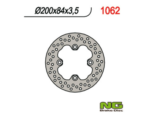 Ng передній гальмівний диск kawasaki kvf 650/700/750 (200x84x3.5)(4x10.5mm)