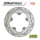 Передній гальмівний диск honda vt 600 c '88-'95, vt 500c '83-'86, vt 750c '86-'87 (296x144x5)