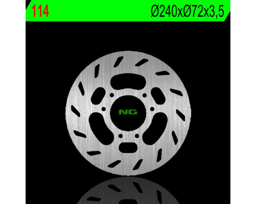 Ng передній гальмівний диск beta 50 enduro rr 98-05, ktm exc 50 99-00 (240x72x3.5mm) (6x6.5mm)