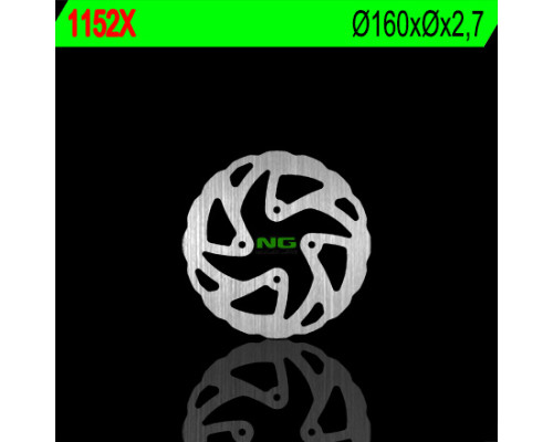 Ng задній гальмівний диск beta 125/200/250/290/300 trial (160x-x2.5) хвиля