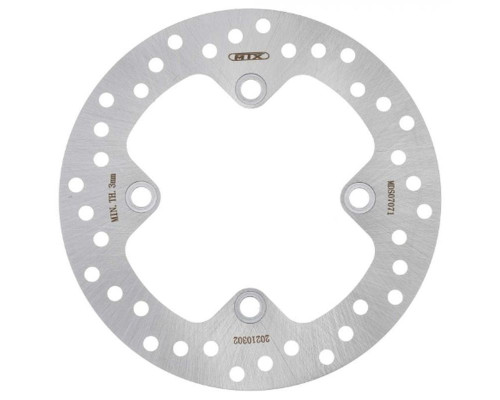 Mtx parts задній гальмувальний диск yamaha yfm 550 grizzly '11-'14, yfm 700 grizzly '07-'18 (250x98x4.0mm) (4x10.5mm)