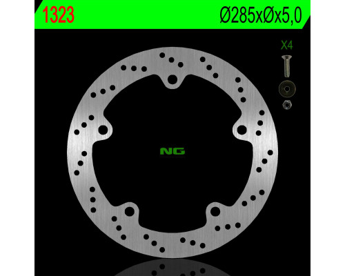 Ng задній гальмівний диск bmw r 1200c 02-03 (285x5.0mm) (5x10.5mm)