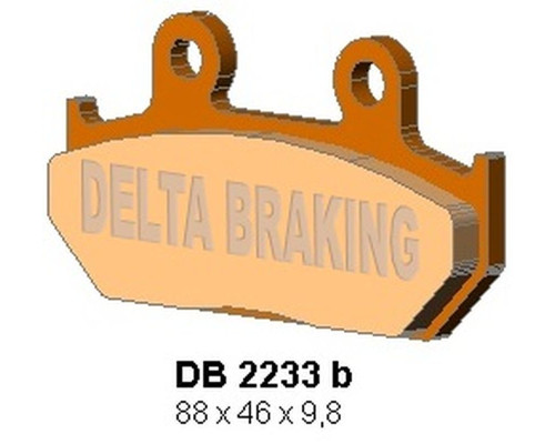 Гальмівні колодки delta braking kh642 can am maveric 1000 ліва - заміна db2233mx-d та db2233qd-d
