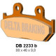 Гальмівні колодки delta braking kh642 can am maveric 1000 ліва - заміна db2233mx-d та db2233qd-d