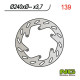 Ng передній гальмівний диск ktm gs/egs/lc4 (240x-x3.7)