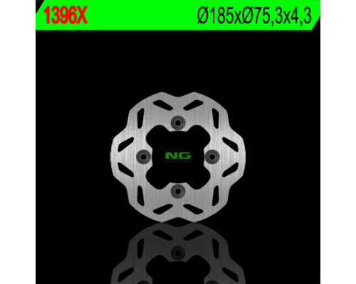 Диск гальмівний передній honda trx 420 '07-'11 (185x75.3x4.3) хвиля