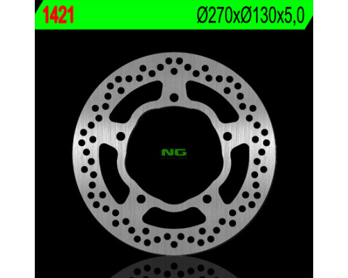 Ng гальмівний диск задній kawasaki vn 900 custom '06-'09 (270x130x5) (5x10,5mm)