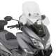 Лобове скло kappa suzuki burgman 400 '17-'21, 75 x 67 см регульований потік повітря прозорий