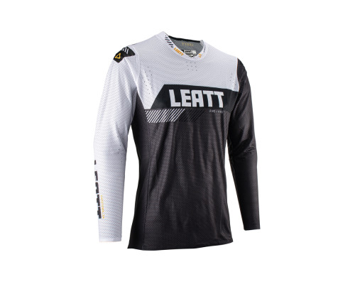 Leatt moto 5.5 ultraweld джерсі графітовий колір білий/чорний розмір s
