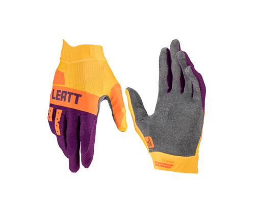 Leatt (2023) moto 1.5 gripr glove indigo колір фіолетовий/помаранчевий розмір xl