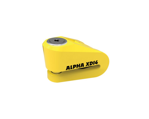 Oxford Alpha XD14 блокада дискових гальм, штифт 14мм, жовтий