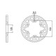 Cht задня зірочка 899 38 (897-38) ktm sx/exc sxf/excf all balls моделі '88-'21