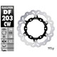 Диск гальмувальний передний galfer kawasaki ninja 250r '08-'12, zx25r '20-'21 (290x130x4.5 mm) алюмінієвий центр (990 грам)