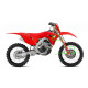 Пластиковий набір для UFO HONDA crf 250r '18-'21, crf 450r '17-'20 червоний (чохли для телескопів та наклейки в комплекті)