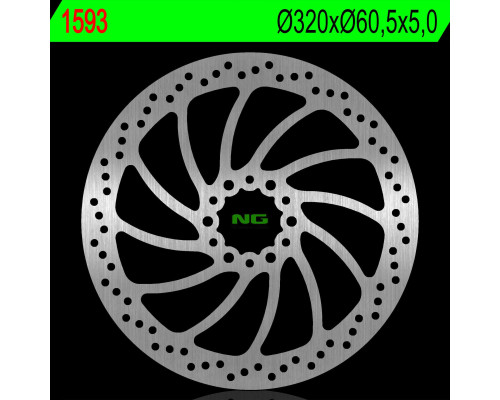 Ng передній гальмівний диск ktm duke 390 17 rc 250/390 17 (320x60.5x5.0mm)