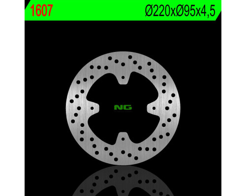 Ng задній гальмівний диск aprilia rs 125 15-18 tuono 4t 125 15-18 (220x95x4.5mm) (4x6.5mm)