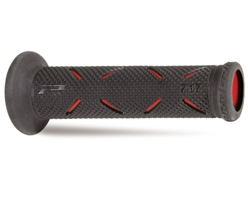 Манжети progrip pg717 road (22+25мм, довжина 122мм), колір чорний/помаранчевий (двокомпонентні) (717-201) (pg717/1)