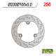 Ng гальмівний диск задній kawasaki gpz500s '90-'03 (230x100x5) (3x10,5mm)