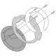 Kappa Tanklock Кріплення KTM Duke 125 (11) Чорний